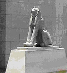 Cat Goddess Statue