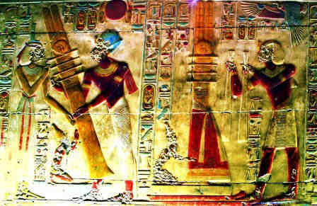 Picture of a Djed Pillar - Abydos