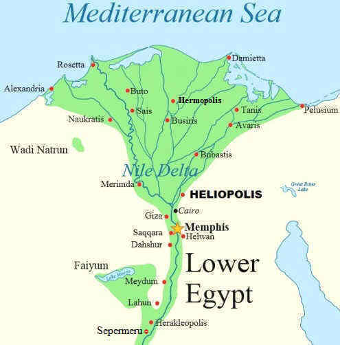 Map of Hermopolis