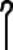Hieroglyphic Symbol for the Heq Scepter (Crook)